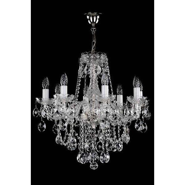 Кришталева люстра ARTGLASS JESSICA VIII nikl (CE)