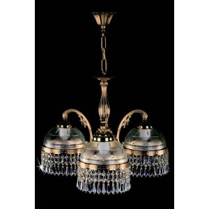 Кришталева люстра ARTGLASS CASSANDRA III CE brass antiq Кришталева люстра ARTGLASS CASSANDRA III CE brass antiq