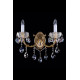 Хрустальное бра ARTGLASS CR 0006/02/20 brass antiq (CE)
