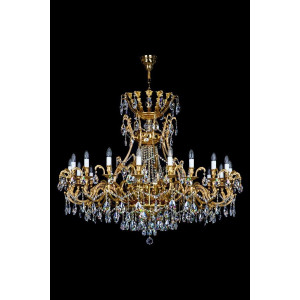 Кришталева люстра ARTGLASS LYRA 1420x1100 CE