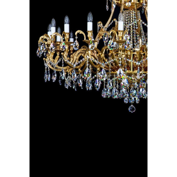 Кришталева люстра ARTGLASS LYRA 1420x1100 CE