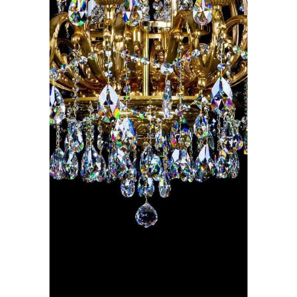 Кришталева люстра ARTGLASS LYRA 1420x1100 CE