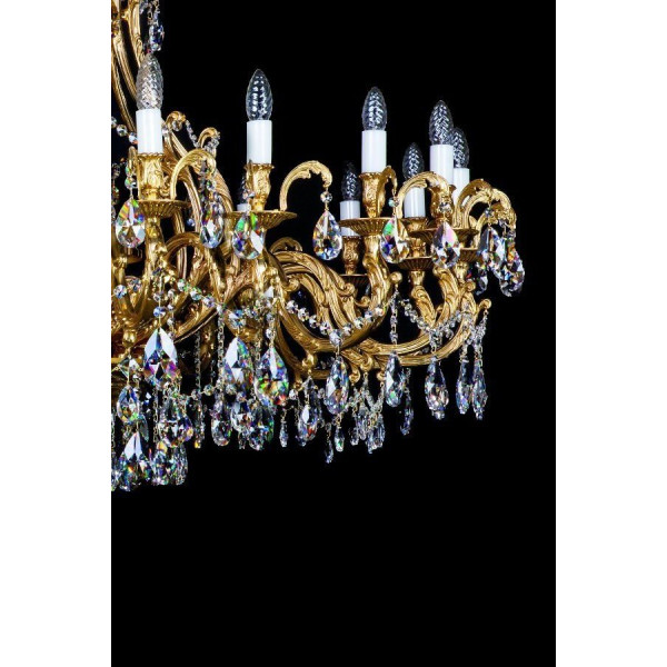 Кришталева люстра ARTGLASS LYRA 1420x1100 CE