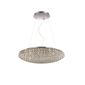Кришталева люстра IDEAL LUX KING SP7 CROMO
