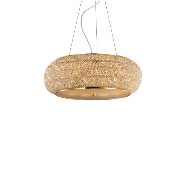 Кришталева люстра IDEAL LUX PASHA' SP10 ORO