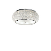 Кришталева люстра IDEAL LUX PASHA' PL10 CROMO