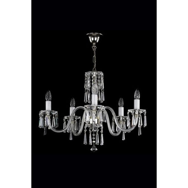 Хрустальная люстра ARTGLASS INGEBORG V nikl (CE)
