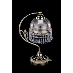 Настольная лампа ARTGLASS SCARLETT CE бел золото