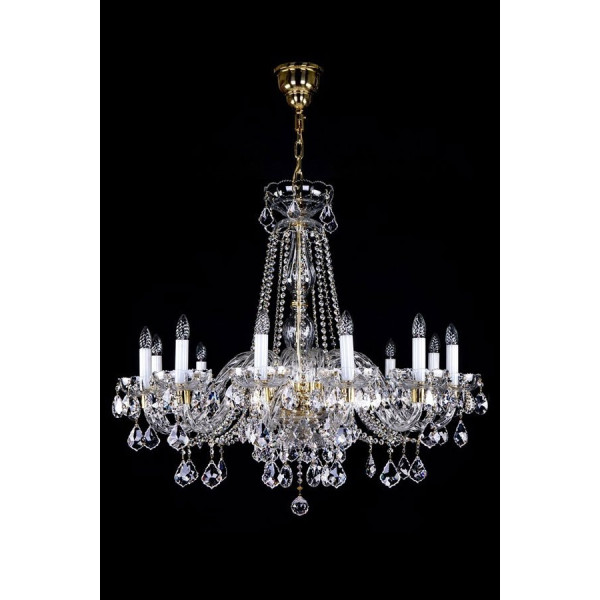Кришталева люстра ARTGLASS MELINDA XII CE