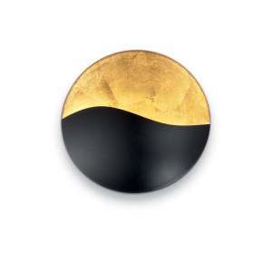 Світильник настінний IDEAL LUX SUNRISE AP4 NERO E ORO