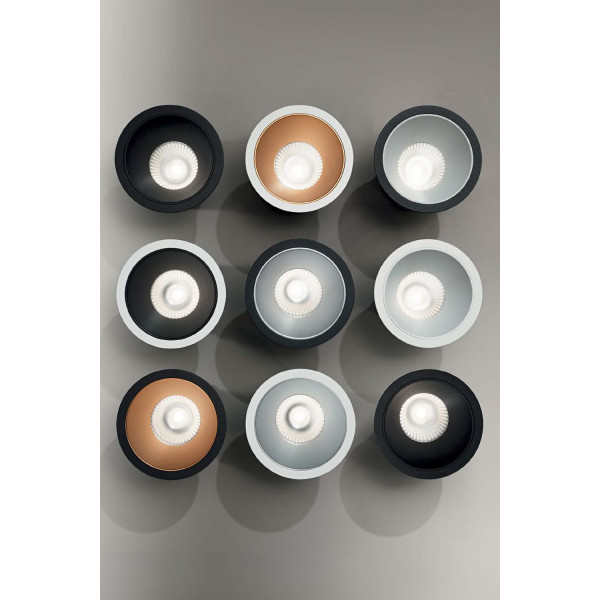 Точечный светильник IDEAL LUX GAME ROUND WHITE BLACK