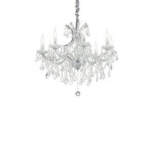 Хрустальная люстра IDEAL LUX NAPOLEON SP8 CROMO