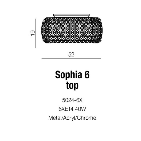 Хрустальная люстра AZZARDO AZ0695