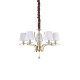 Люстра IDEAL LUX PEGASO SP5 OTTONE SATINATO