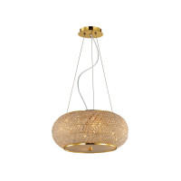 Кришталева люстра IDEAL LUX PASHA' SP14 ORO