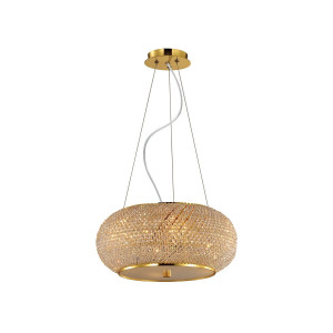 Кришталева люстра IDEAL LUX PASHA' SP14 ORO