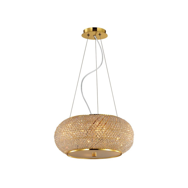 Хрустальная люстра IDEAL LUX PASHA' SP14 ORO