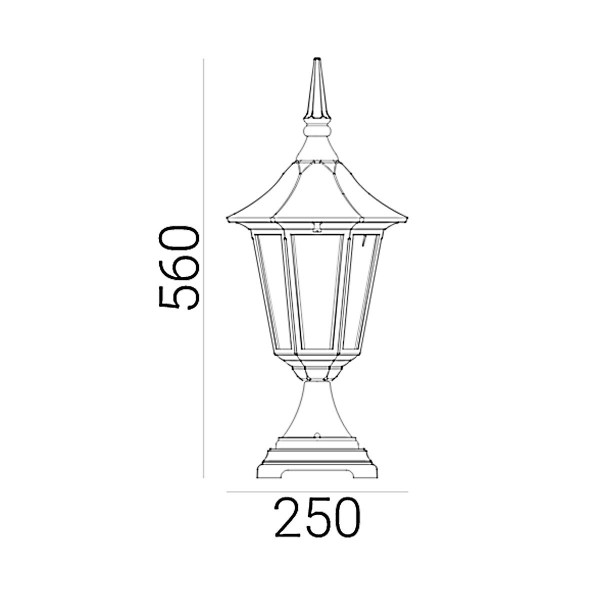 Світильник вуличний NORLYS 300B