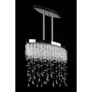 Кришталева люстра ARTGLASS NORICA II CE nikl