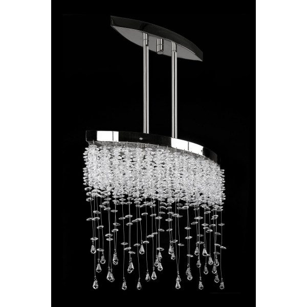 Хрустальная люстра ARTGLASS NORICA II CE nikl