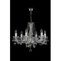Кришталева люстра ARTGLASS RADKA VI nikl (CL)