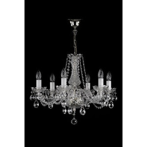Кришталева люстра ARTGLASS RADKA VI nikl (CL)
