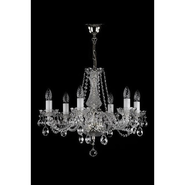 Кришталева люстра ARTGLASS RADKA VI nikl (CL)