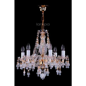 Кришталева люстра ARTGLASS ROSANA VI (bila)