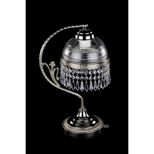 Настольная лампа ARTGLASS SCARLETT CE nikl antiq