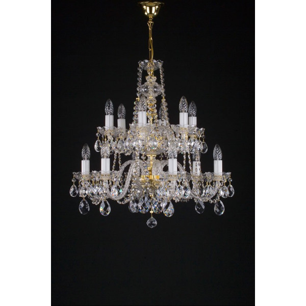 Кришталева люстра ARTGLASS ZITA XII (CE)