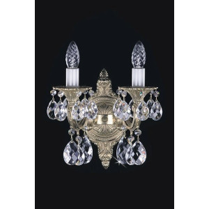 Хрустальное бра ARTGLASS SARKA II бел.зол (CE)