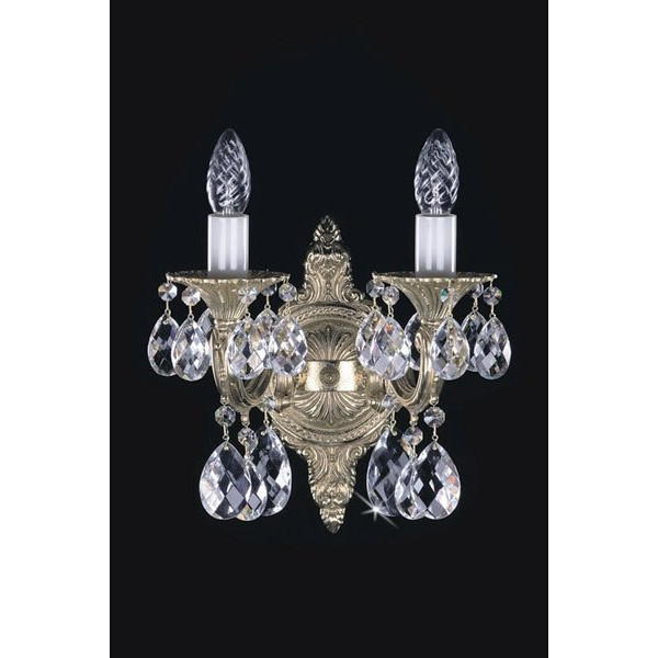 Хрустальное бра ARTGLASS SARKA II бел.зол (CE)