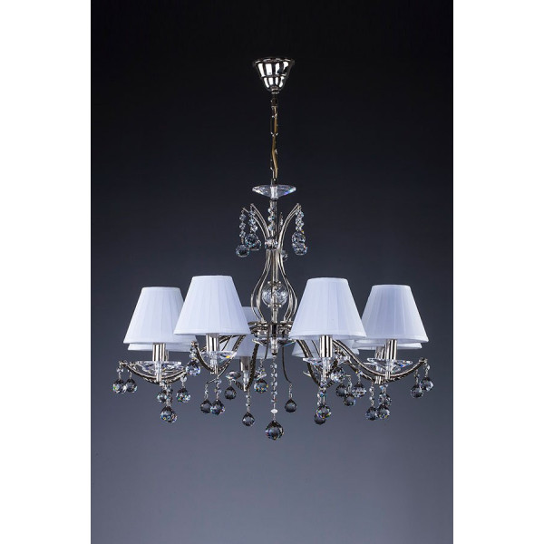 Люстра ARTGLASS CHANTAL VIII CE nikl (8006)