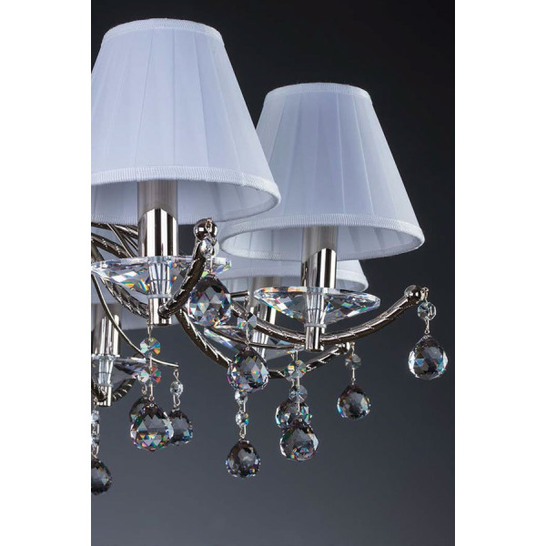 Люстра ARTGLASS CHANTAL VIII CE nikl (8006)