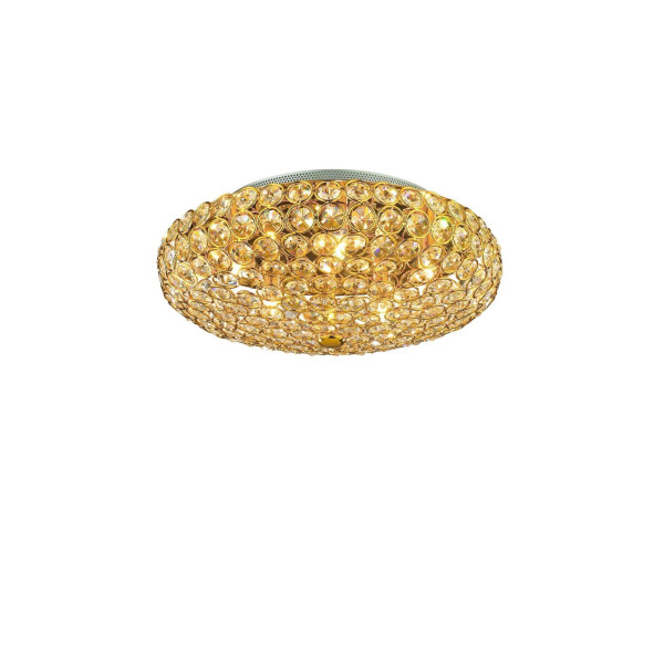 Хрустальная люстра IDEAL LUX KING PL5 ORO