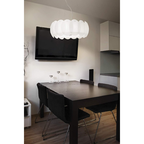 Люстра IDEAL LUX OVALINO SP8 BIANCO