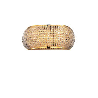 Хрустальное бра IDEAL LUX PASHA' AP3 ORO