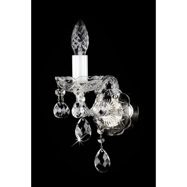 Хрустальное бра ARTGLASS MIRKA I nikl (CE)