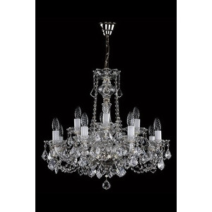 Кришталева люстра ARTGLASS COURTNEY XII Va-Pe CE nikl Кришталева люстра ARTGLASS COURTNEY XII Va-Pe CE nikl