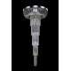 Хрустальная люстра ARTGLASS ROSAMUNDE dia.1000x2200 CE nikl