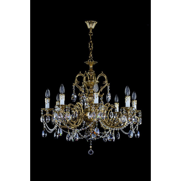 Хрустальная люстра ARTGLASS S-CH-CF-0001-008-BA-CE
