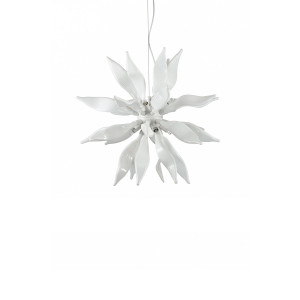 Люстра IDEAL LUX LEAVES SP8 BIANCO