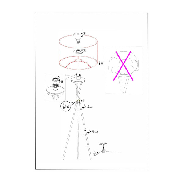 Торшер EGLO 95539