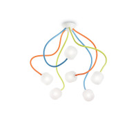 Люстра IDEAL LUX OCTOPUS PL6 COLOR