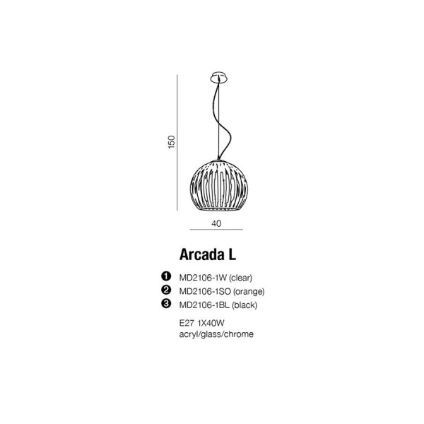 Люстра AZZARDO AZ0479