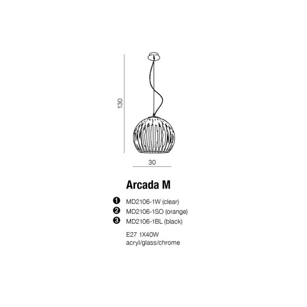 Люстра AZZARDO AZ0363