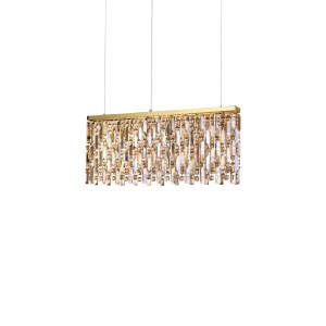 Кришталева люстра IDEAL LUX ELISIR SP6 OTTONE