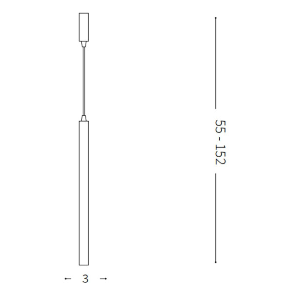 Люстра IDEAL LUX ULTRATHIN SP1 SMALL SQUARE BIANCO