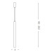 Люстра IDEAL LUX ULTRATHIN SP1 SMALL SQUARE BIANCO