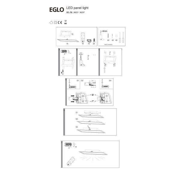 Светильник потолочный EGLO 98297